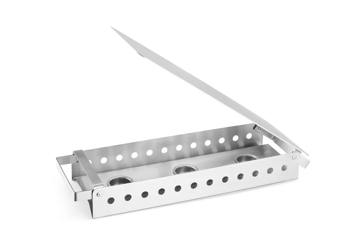 Podgrzewacz stołowy na 3 świeczki, 450x180x65mm Hendi 463109