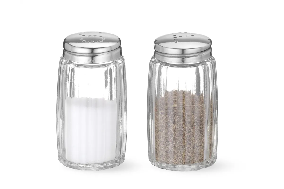 Zestaw do przypraw – solniczka i pieprzniczka, ⌀40x70mm Hendi 465387