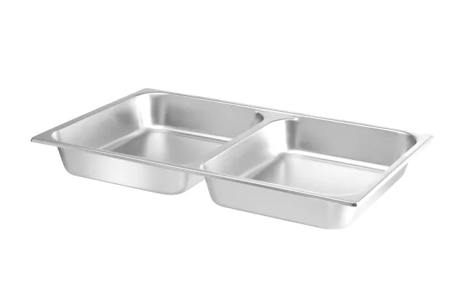 Pojemnik na żywność GN 1/1, dzielony, 7,5L, 530x325x65mm Hendi 470190