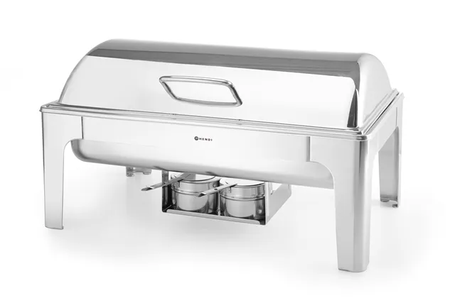 Podgrzewacz na pastę GN 1/1 polerowany na wysoki połysk, Profi Line, 9L, 570x405x320mm Hendi 470213