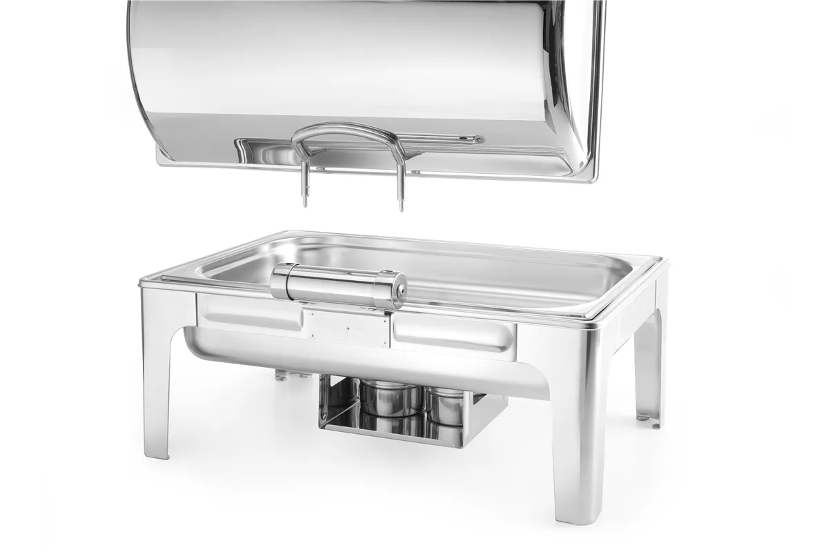 Podgrzewacz na pastę GN 1/1 polerowany na wysoki połysk, Profi Line, 9L, 570x405x320mm Hendi 470213