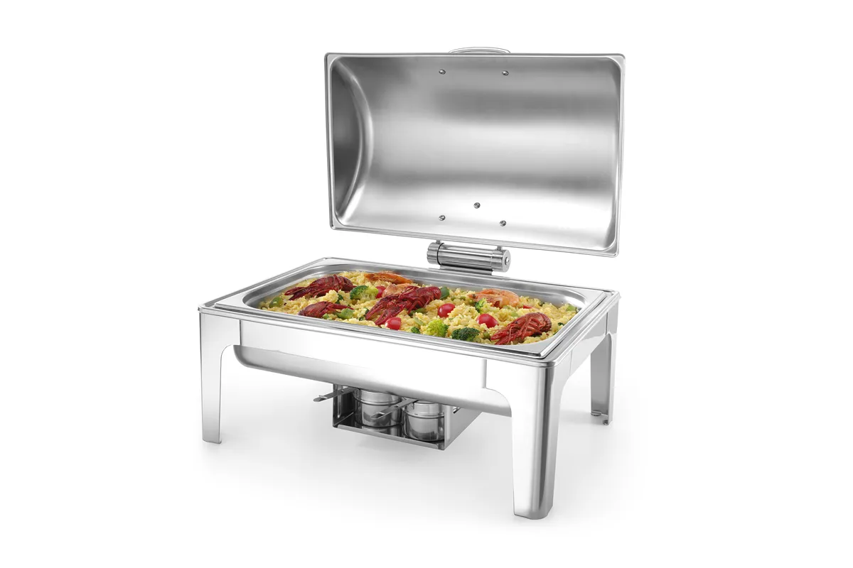 Podgrzewacz na pastę GN 1/1 polerowany na wysoki połysk, Profi Line, 9L, 570x405x320mm Hendi 470213