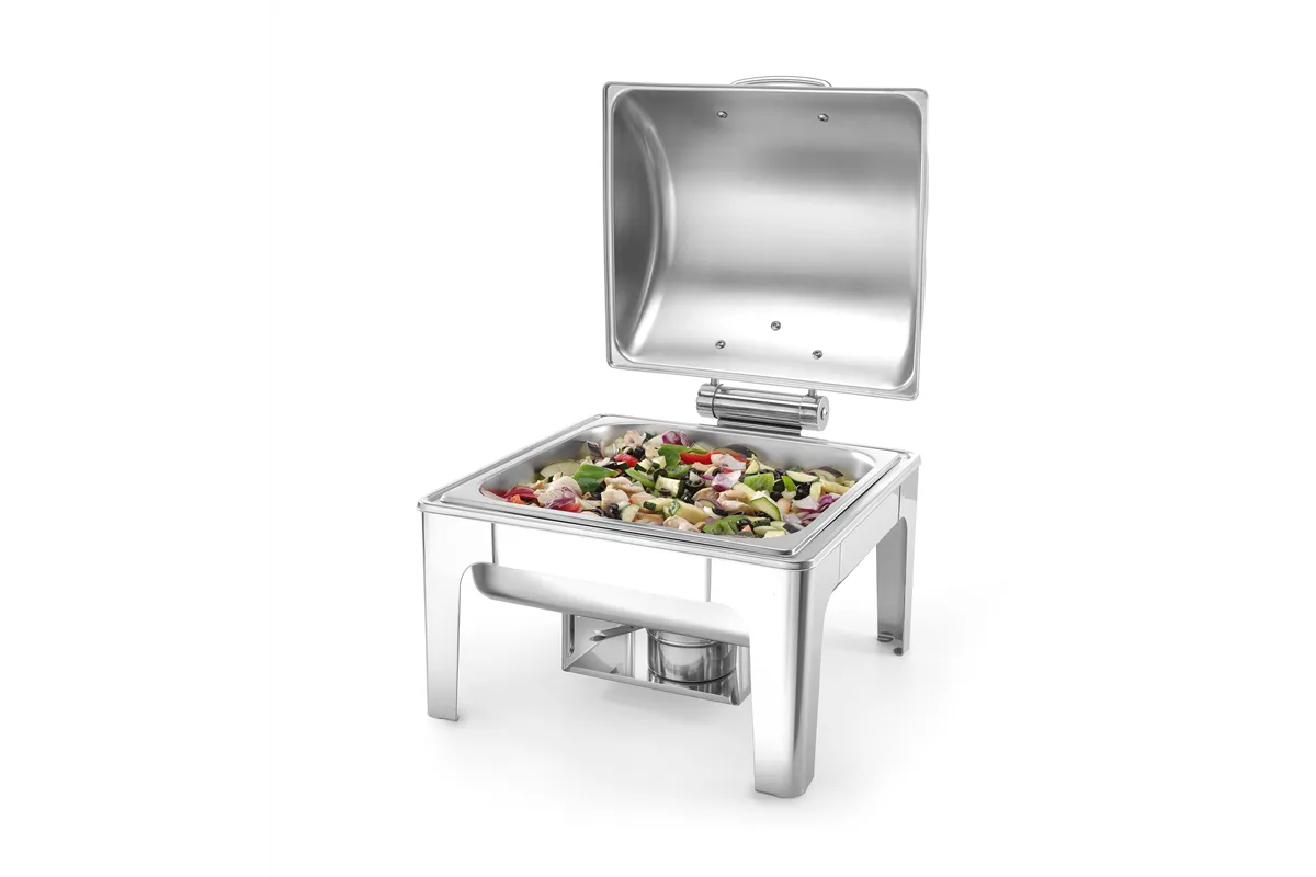 Podgrzewacz na pastę GN 2/3 polerowany na wysoki połysk, Profi Line, 6L, 395x405x320mm Hendi 470237