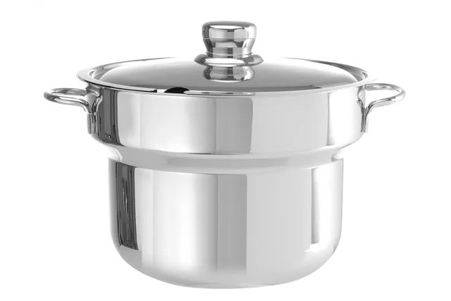 Podgrzewacz na pastę do zupy polerowany na wysoki połysk, Profi Line, 10L, ⌀420x380mm Hendi 470244