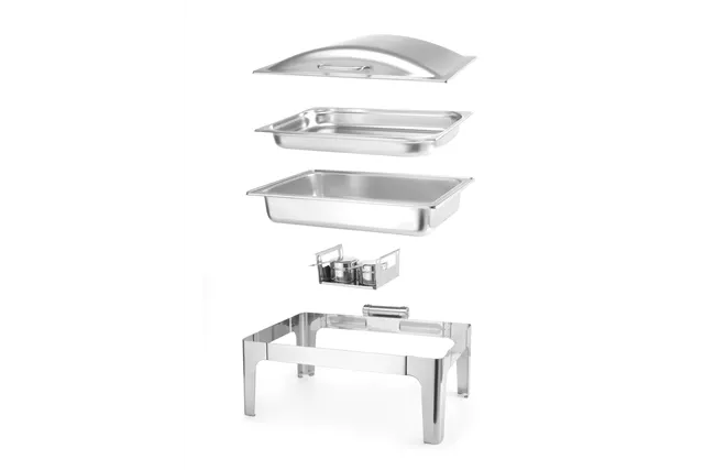 Podgrzewacz na pastę GN 1/1, satynowany, Profi Line, 9L, 570x430x290mm Hendi 470251