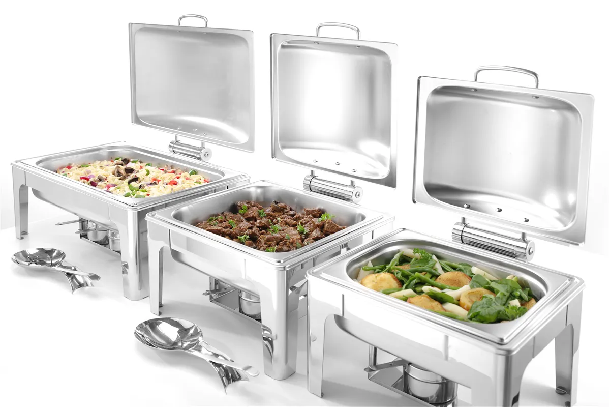 Podgrzewacz na pastę GN 1/1, satynowany, Profi Line, 9L, 570x430x290mm Hendi 470251