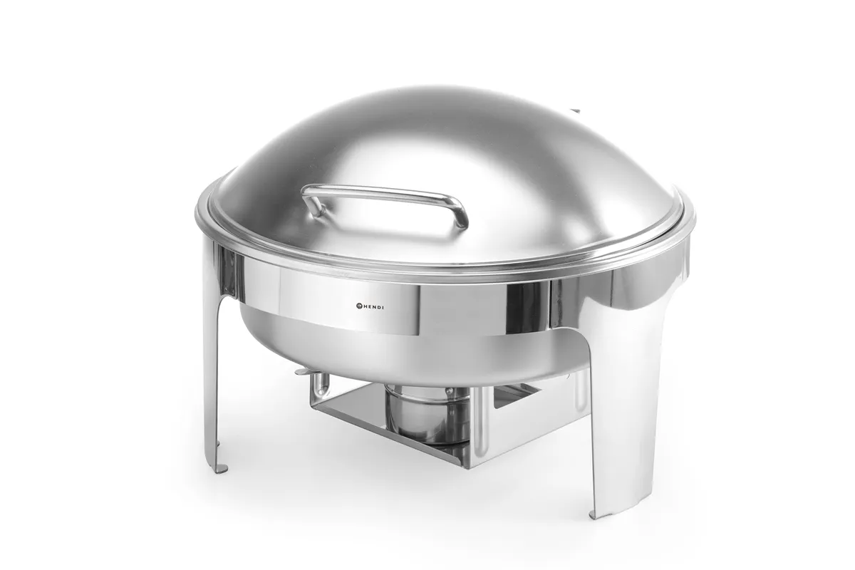 Podgrzewacz na pastę okrągły, satynowany, Profi Line, 6L, 465x420x320mm Hendi 470282