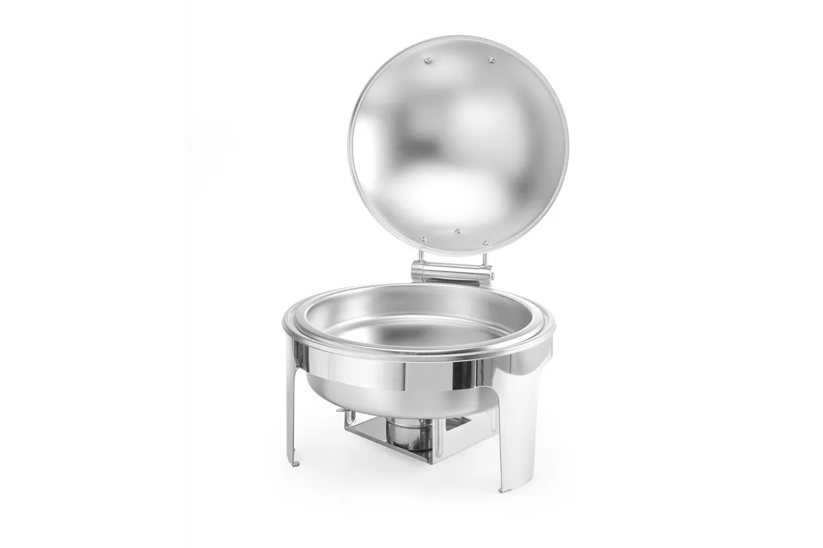 Podgrzewacz na pastę okrągły, satynowany, Profi Line, 6L, 465x420x320mm Hendi 470282