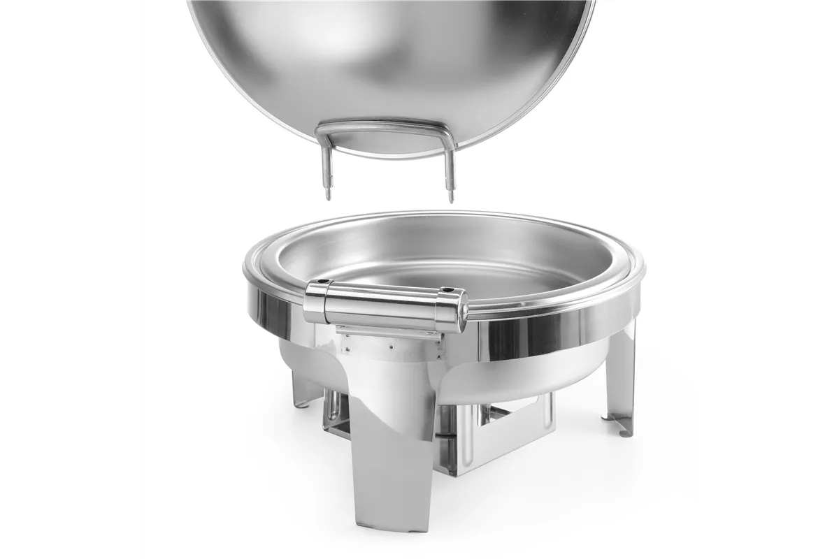 Podgrzewacz na pastę okrągły, satynowany, Profi Line, 6L, 465x420x320mm Hendi 470282