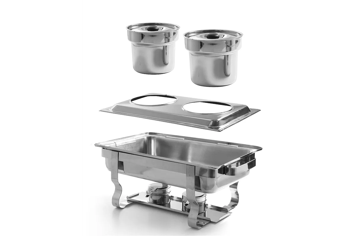 Adapter GN 1/1 na 2 wkłady do bemaru, Adapter, GN 1/1, 530x325x30mm Hendi 470930