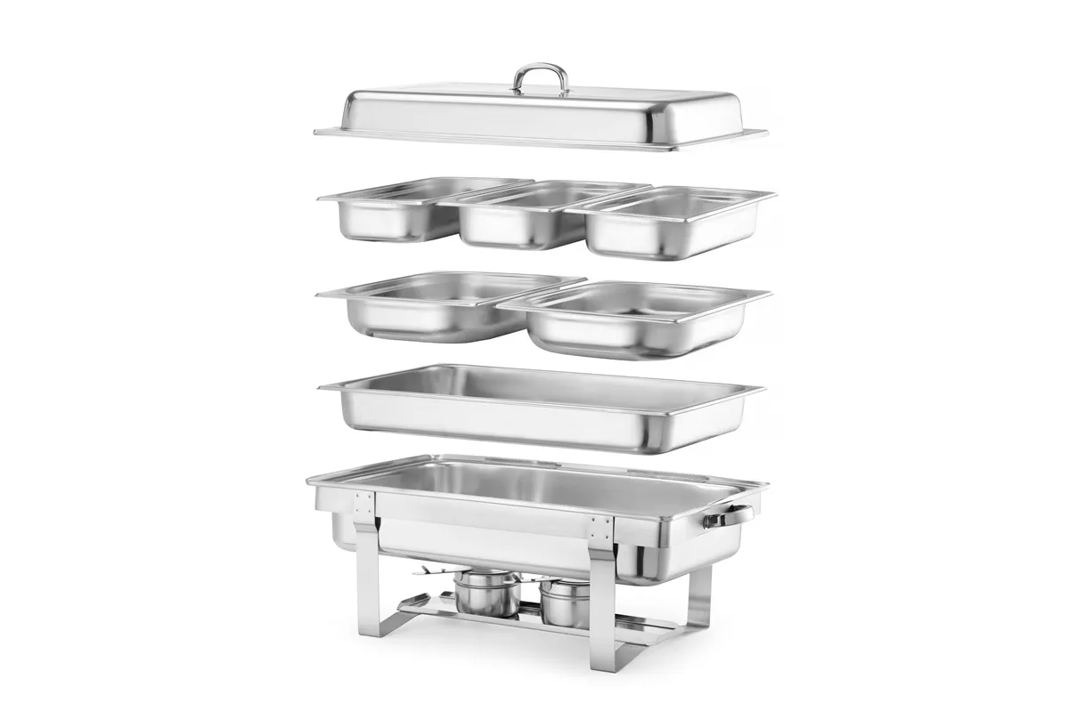 Podgrzewacz na pastę GN 1/1, Kitchen Line, 9L, 585x385x315mm Hendi 471005