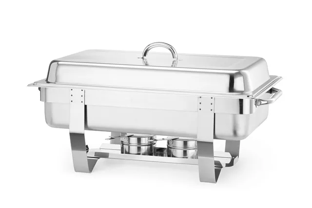 Podgrzewacz na pastę GN 1/1 – zestaw z pojemnikami GN, Kitchen Line, 585x385x315mm Hendi 471050