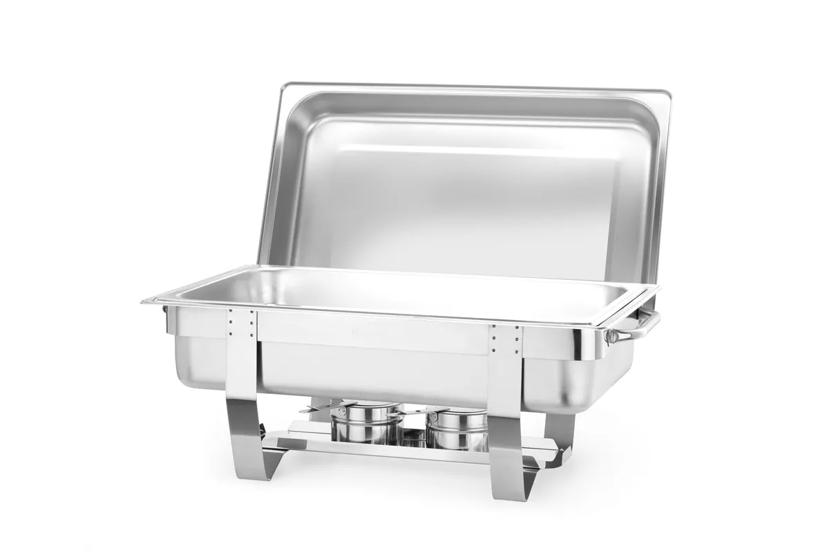 Podgrzewacz na pastę GN 1/1 – zestaw z pojemnikami GN, Kitchen Line, 585x385x315mm Hendi 471050