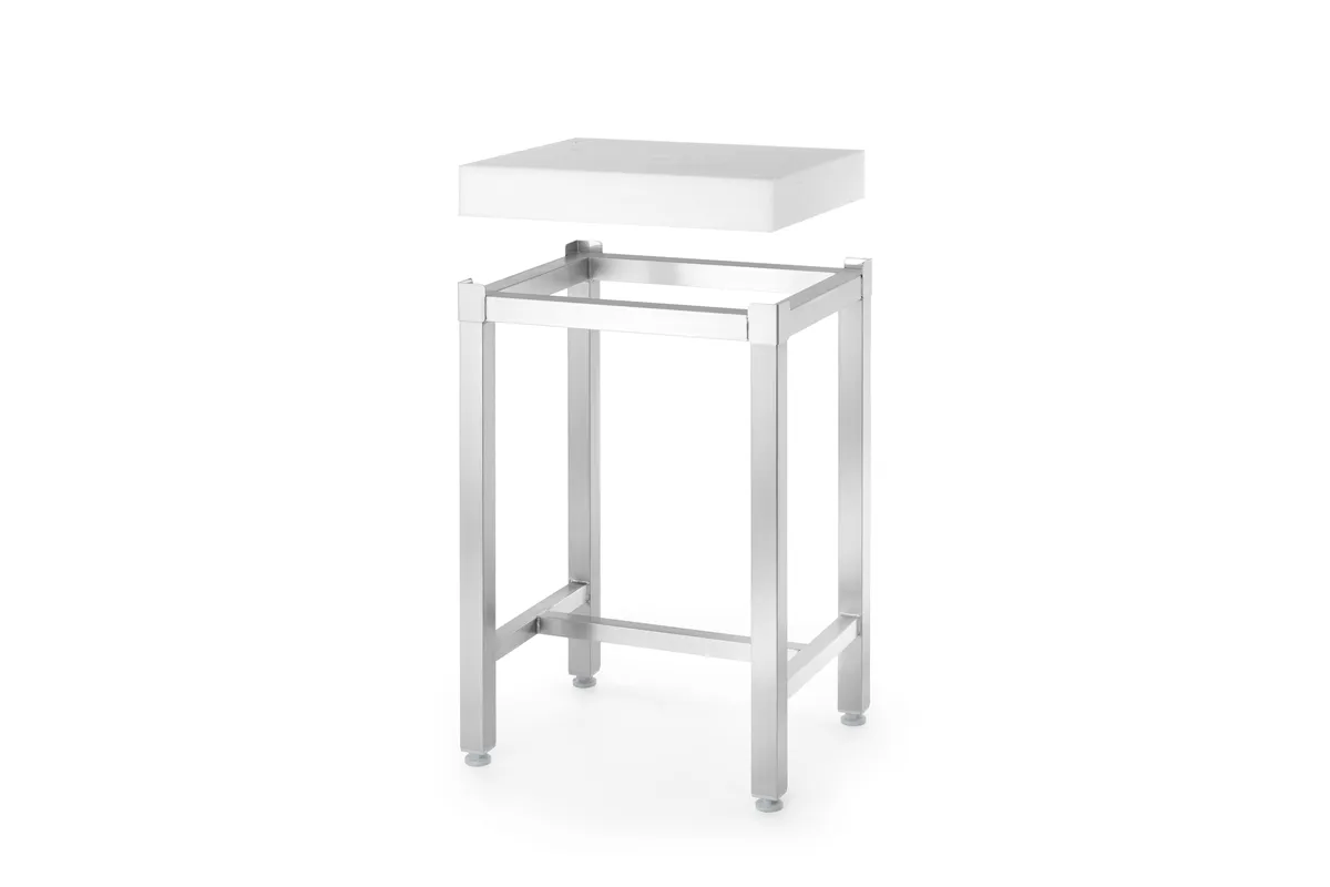 Kloc masarski z polietylenu z podstawą, 505663 + 505670, 500x400x830mm Hendi 505144