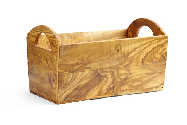Pojemnik z drewna oliwnego, 245x198x194mm Hendi 505274