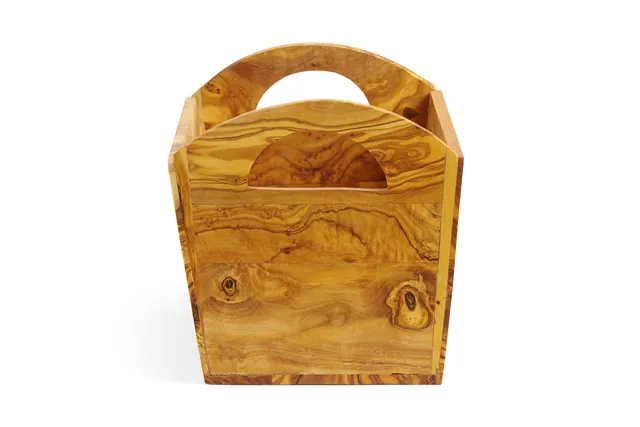 Pojemnik z drewna oliwnego, 245x198x194mm Hendi 505274