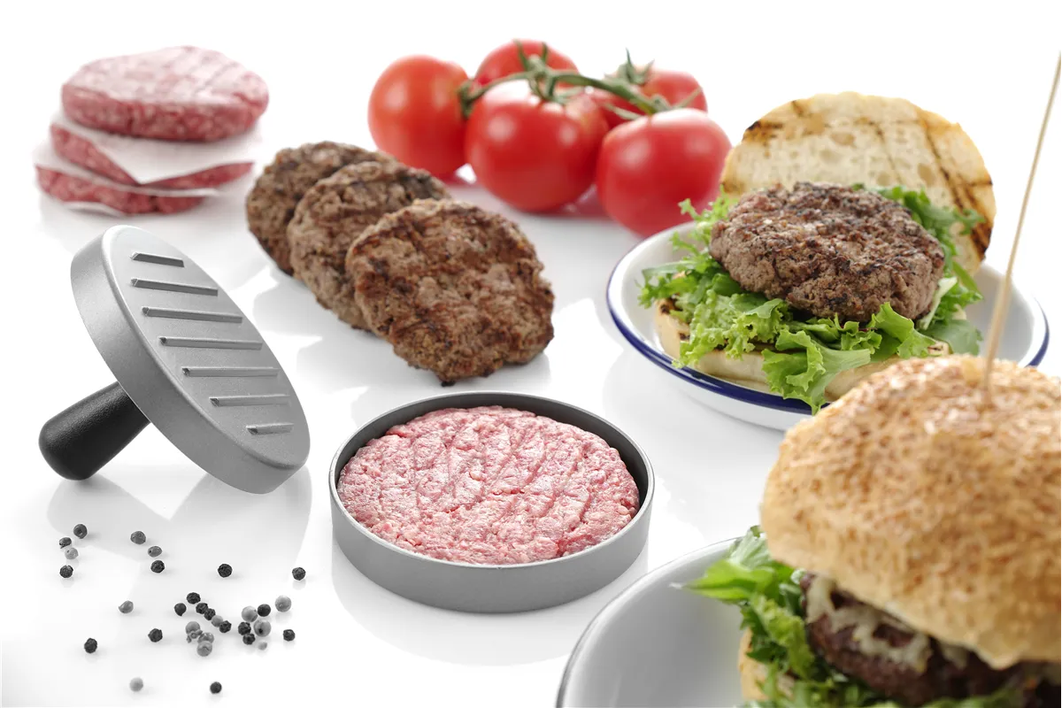 Prasa do hamburgerów ręczna, ⌀120x80mm Hendi 513026