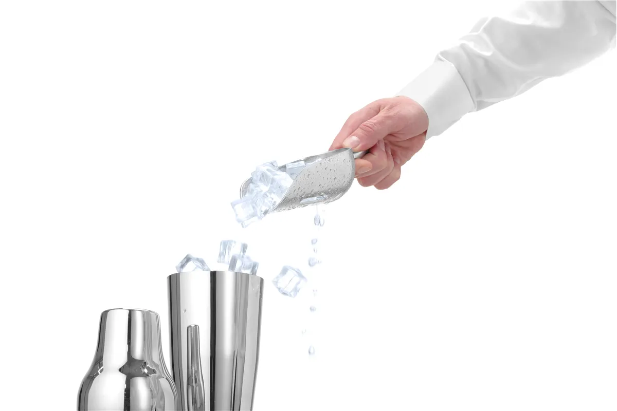 Szufelka barmańska z otworami, 0,35L, 220x80mm BarUp 521434