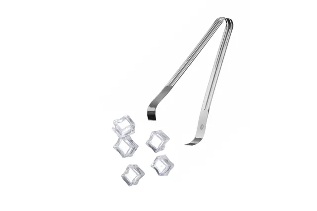 Szczypce do lodu - zestaw 2 szt., srebrny, 180mm BarUp 523520 Szczypce do lodu - zestaw 2 szt., srebrny, 180mm BarUp 523520