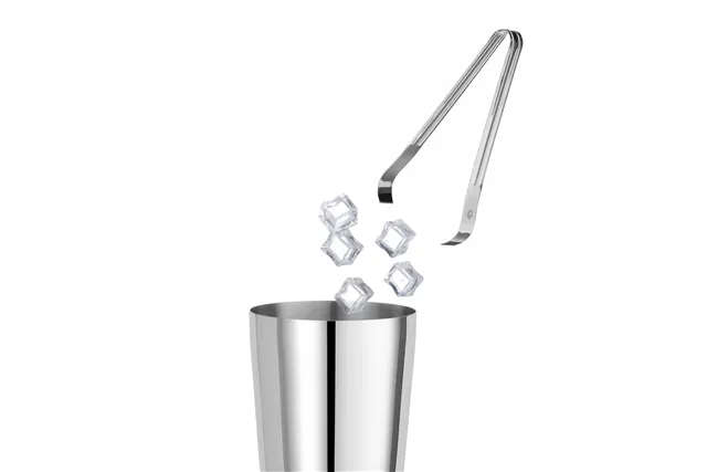 Szczypce do lodu - zestaw 2 szt., srebrny, 180mm BarUp 523520 Szczypce do lodu - zestaw 2 szt., srebrny, 180mm BarUp 523520