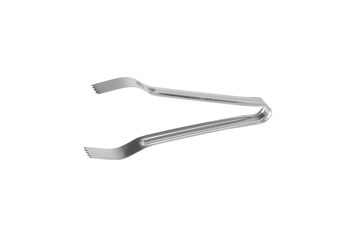 Szczypce do lodu - zestaw 2 szt., srebrny, 180mm BarUp 523520