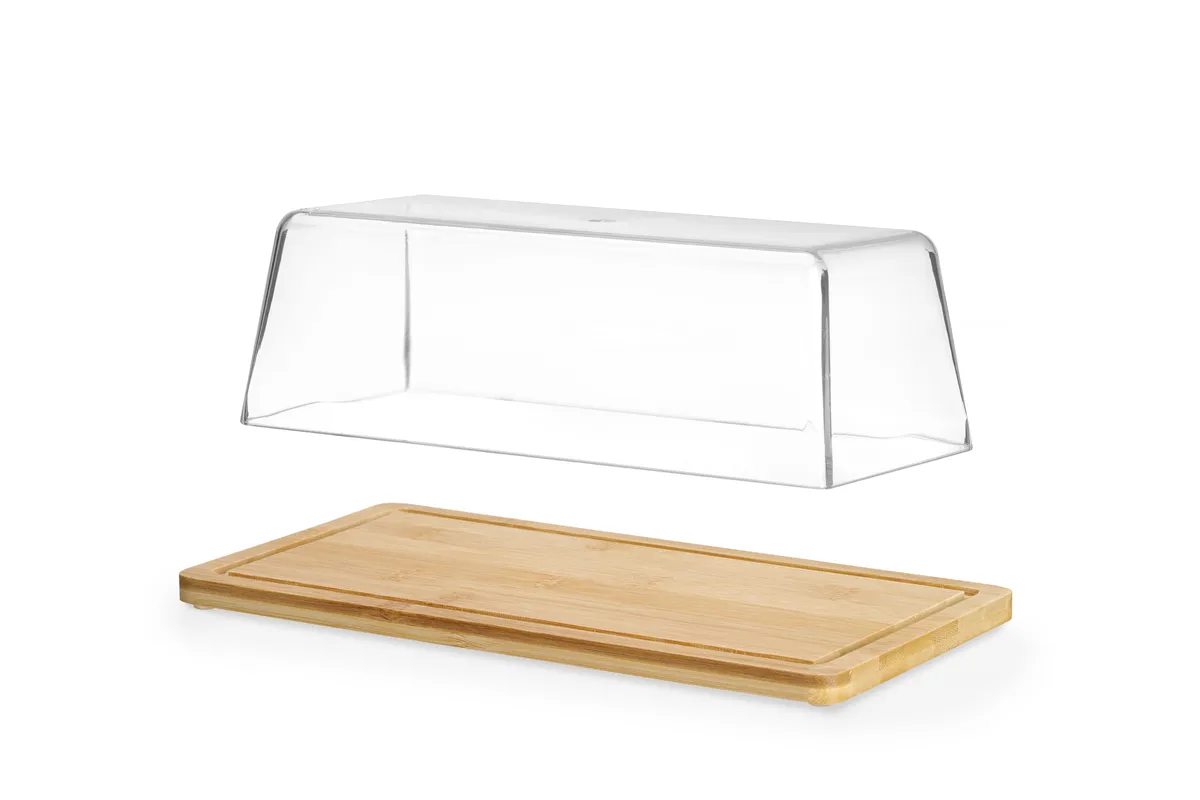 Taca bambusowa z pokrywką, 320x160x110mm Hendi 523841