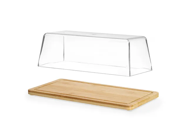 Taca bambusowa z pokrywką, 320x160x110mm Hendi 523841