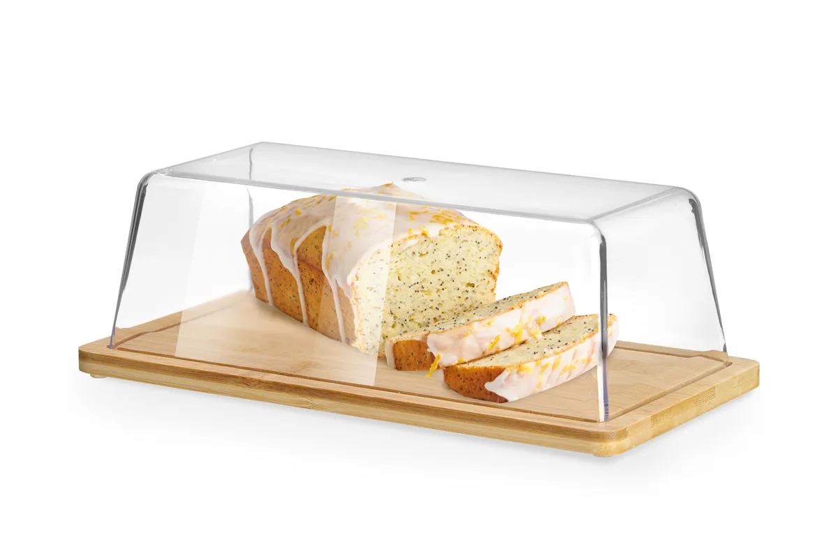 Taca bambusowa z pokrywką, 320x160x110mm Hendi 523841