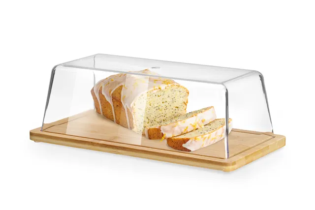 Taca bambusowa z pokrywką, 320x160x110mm Hendi 523841