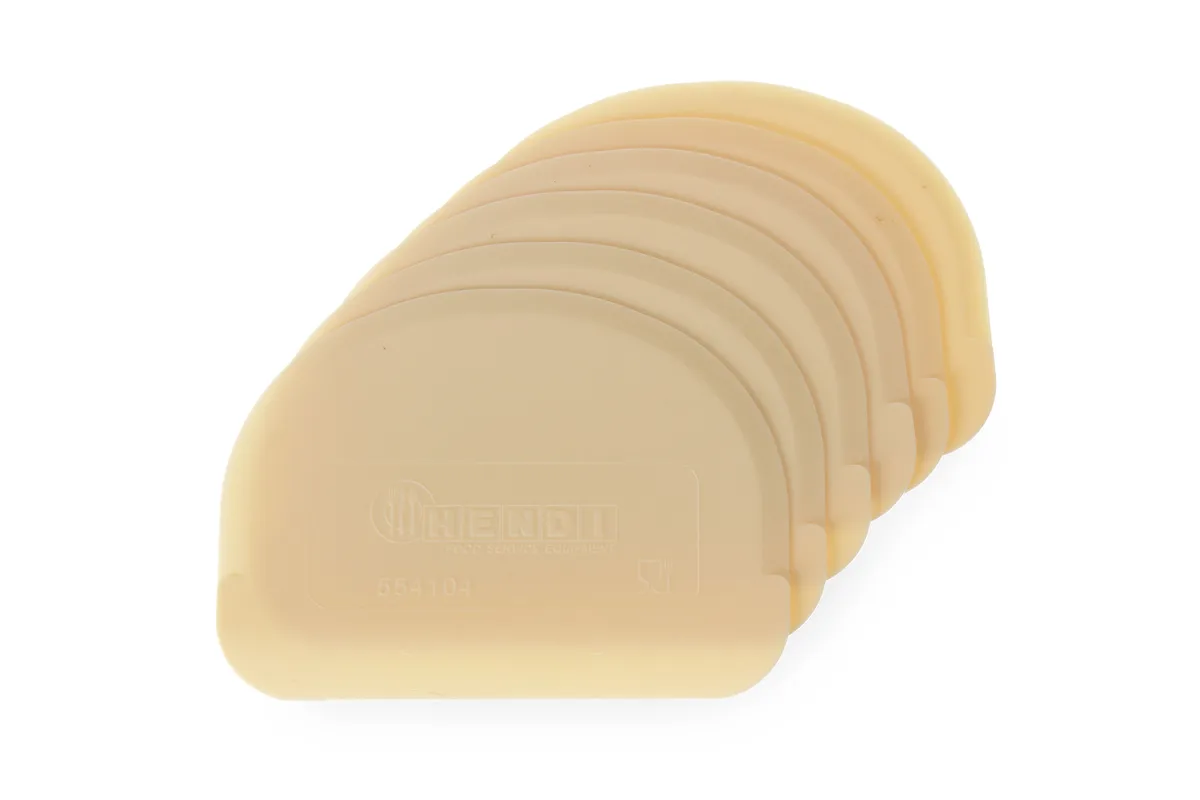 Skrobka do ciasta półokrągła - zestaw 6 szt., 6 szt., 120x88mm Hendi 554166