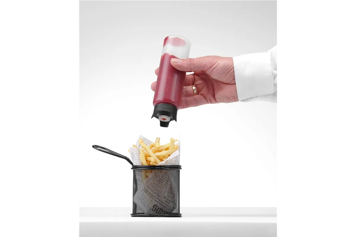 Dyspenser do sosów niekapiący, designed by Robert Bronwasser, 0,23L, ⌀50x160mm Hendi 558096