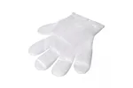 Rękawiczki foliowe na zawieszce – zestaw 100 szt., uniwersalna, transparentny, 100 szt Sanifine 571033