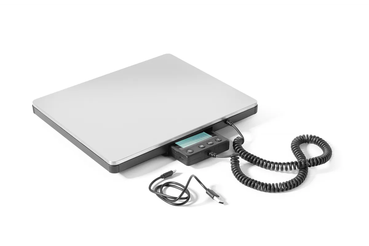 Waga gastronomiczna cyfrowa do 200 kg, 298x248x37mm Hendi 580462