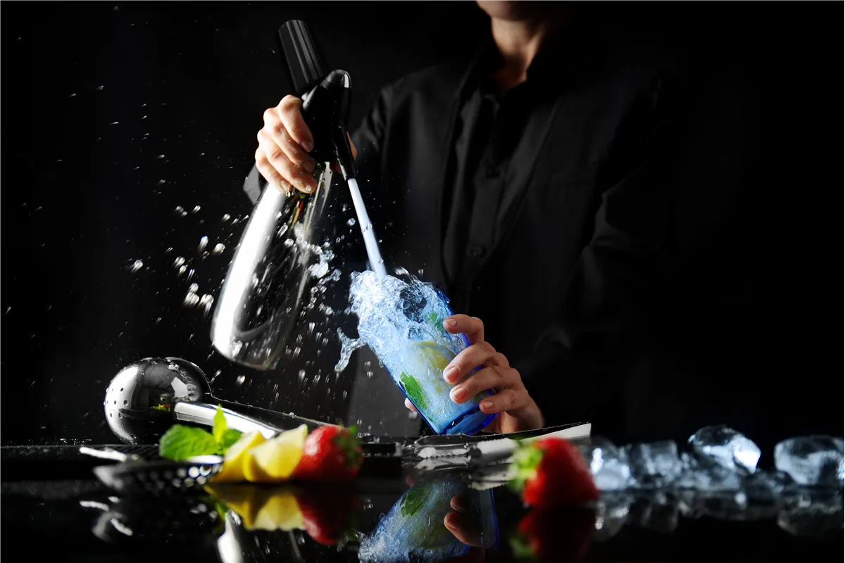 Syfon do wody sodowej, 1L, ⌀95x310mm BarUp 588574