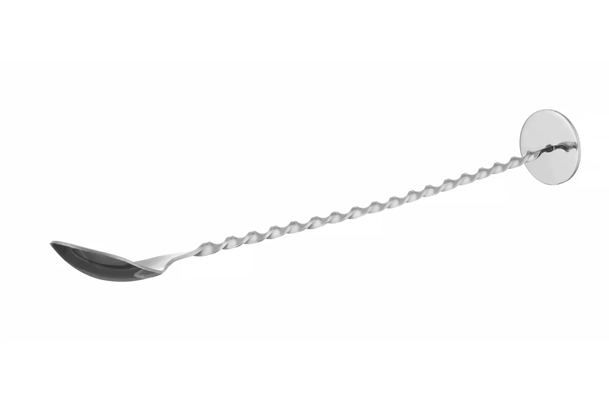 Łyżka barmańska z muddlerem, 280x35mm BarUp 593097