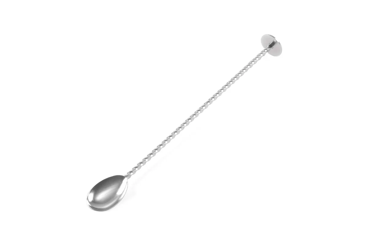 Łyżka barmańska z muddlerem, 280x35mm BarUp 593097