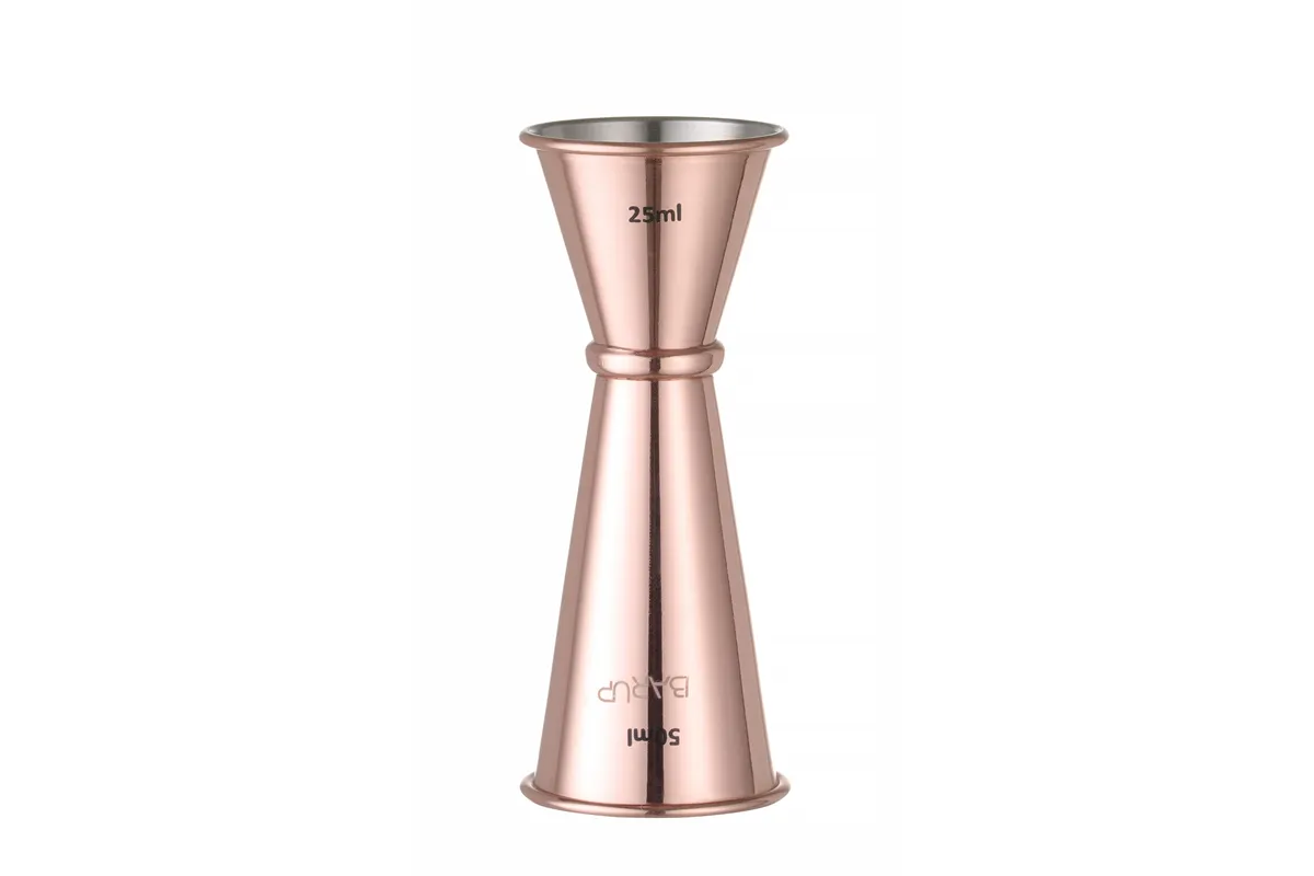 Jigger – miarka barmańska 30/50 ml, miedziany, ⌀45x114mm BarUp 593332