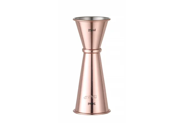 Jigger – miarka barmańska 30/50 ml, miedziany, ⌀45x114mm BarUp 593332