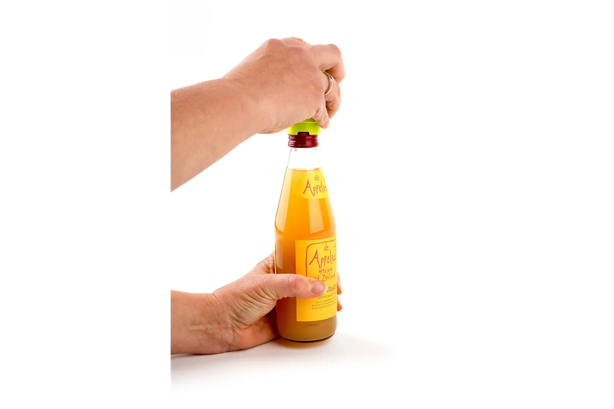 Dziurkacz do kapsli i nakrętek, zielony, ⌀45x80mm BarUp 595572