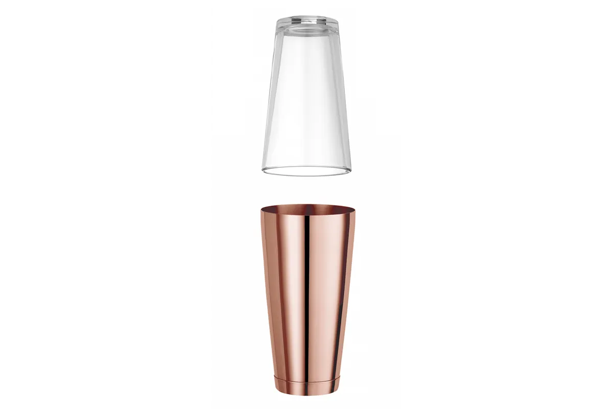 Shaker bostoński, 0,8L, miedziany, ⌀90mm BarUp 596395