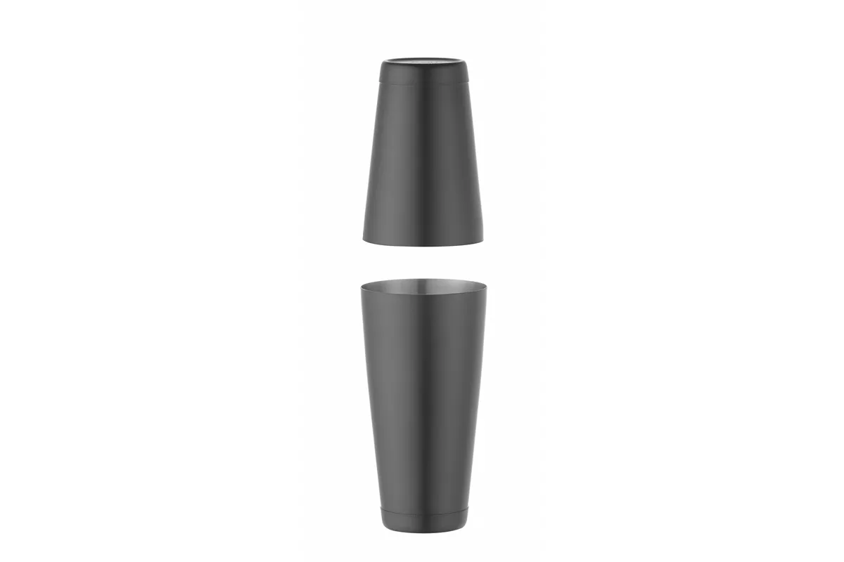 Shaker bostoński Tin-on-Tin, 0,8L, czarny, ⌀90mm BarUp 596418