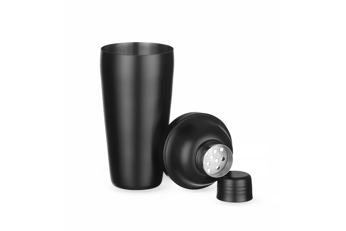 Shaker 3-częściowy Cobbler, czarny, ⌀85x240mm BarUp 596432