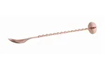 Łyżka barmańska z muddlerem, miedziany, 280x35mm BarUp 596579