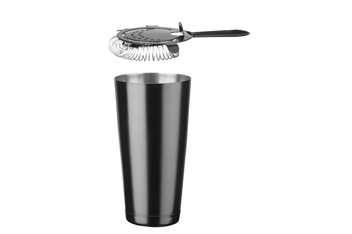 Zestaw barmański w tubie, czarny, ⌀120x320mm BarUp 596609