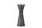 Jigger - miarka barmańska 25/50 ml, czarny, ⌀44x110mm BarUp 596654