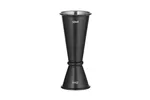Jigger - miarka barmańska 25/50 ml, czarny, ⌀44x110mm BarUp 596654
