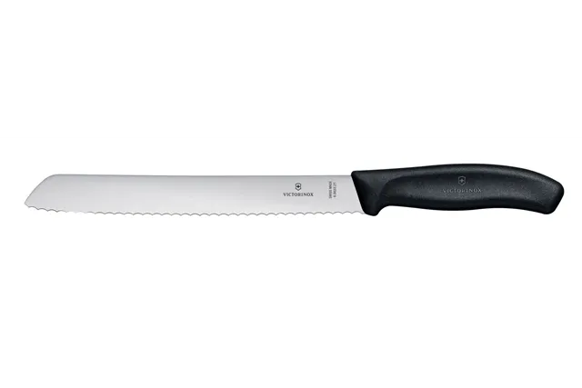 Nóż do chleba, czarny, 340mm Victorinox 6.8633.21B