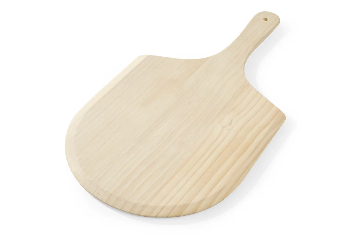 Łopata do pizzy drewniana, 535x305x10mm Hendi 617724