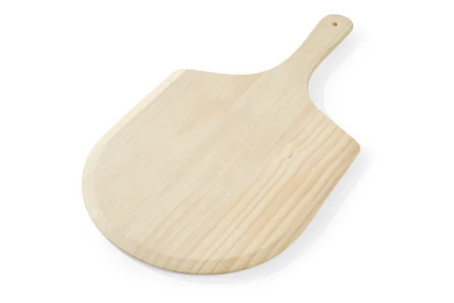 Łopata do pizzy drewniana, 535x305x10mm Hendi 617724
