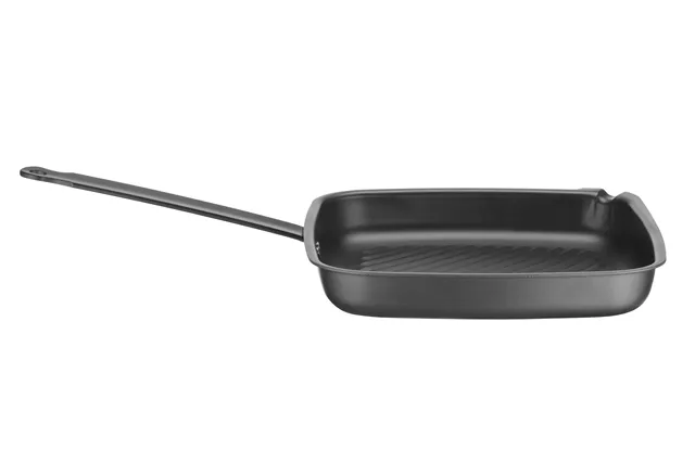 Patelnia do grillowania, kwadratowa, 480x282x80mm Hendi 627983